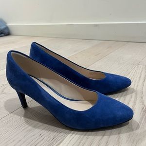 Blue heels from Cole Haan